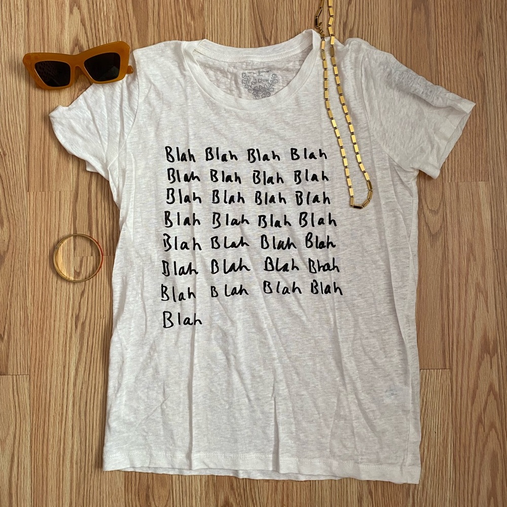 HUGO GUINNESS for J.CREW 100% Linen T Shirt size S